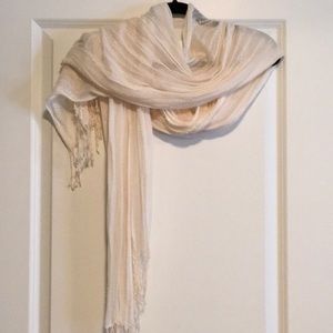 Cream Scarf